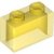 LEGO Brick 1x2 Without Pin Transparent Gul B1470-6514265