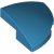 LEGO Brick 2x2x2/3 1/4 Sphere W. Cutout Mörk Azur B0817-6527162
