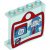 LEGO Wall Element 1x4x3 Tv Transparent Ljusblå R0-6529250