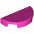 LEGO Tile 1x2 W. 1/2 Circle Cerise B3385-6529298
