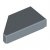 LEGO Tile 1x2 Deg. 45 Cut Right Sandblå B3333-6532267