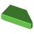 LEGO Tile 1x2 Deg. 45 Cut Left Klargrön 6534935-B3005