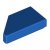 LEGO Tile 1x2 Deg. 45 Cut Right Blå 6535149-B3006