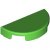 LEGO Tile 1x2 W. 1/2 Circle Klargrön 6536989-B2547
