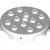 LEGO Design Plate 4x4 W. 1.5 Hole Vit B9284-6540702