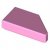 LEGO Tile 1x2 Deg. 45 Cut Left Rosa 6542398-B2546