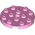 LEGO Plate 4x4 Round W. Snap Rosa B3879-6543502