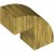 LEGO Brick 1x2x1 2/3 Bow W. Cutout No.1 Guld B3270-6548967