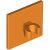 LEGO Four-Sided Sign W. Snap Orange R1487-6551383