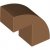 LEGO Brick 1x2x1 2/3 Bow W. Cutout No.1 Medium Nougat B1477-6561571