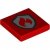 LEGO Flat Tile 2x2 Emblem Eldsflamma Röd R0710-6579998