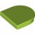 LEGO Tile 2x2 1/2 Circle Limegrön B0937-6584065