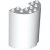 LEGO Wall Element Round 3x6x6 Vit B9264-6602845