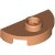 LEGO Plate 1x2 1/2 Circle W. 1 Knob Nougat B4262-6605055