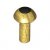 LEGO Design Element W. 3.2 Shaft No.3 Guld R0222-6670419