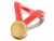 LEGO Medalj guld, röd 99250pb01-R196
