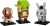 LEGO BrickHeadZ Shrek, Åsnan och Peppris figurer 40923
