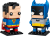 LEGO BrickHeadZ Golden Age Superman och Batman figurer 40859