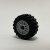 LEGO Technic Däck Normal Wide Ø30,4x14 Svart + Fälg Ljusgrå T0-4140670