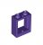LEGO Fönster 1x2x2 Lila 6498738-R1105