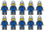 LEGO Black Falcon Riddare 10-pack Ebrix Army Builder CAS555-R