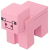 LEGO Minecraft Gris rosa MINEPIG10