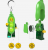LEGO Nyckelring med lampa Peapod Costume Girl 4006036-KE241H
