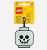LEGO Bagagetagg Självlysande skelett huvud 4006151-53648