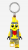 LEGO Nyckelring med lampa Äventyr Peely 4016036-KE252H