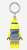 LEGO Nyckelring med lampa Äventyr Peely 4016036-KE252H