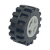 LEGO Technic Däck + Fälg 15x6 Svart/Ljusgrå 87414-T0546