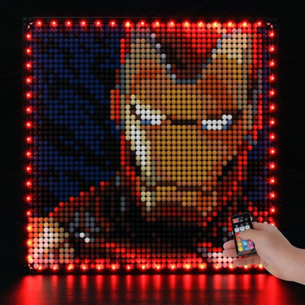 Belys dina LEGO-tavlor