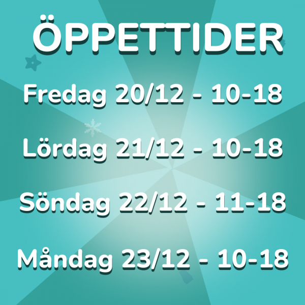 Öppettider❄️