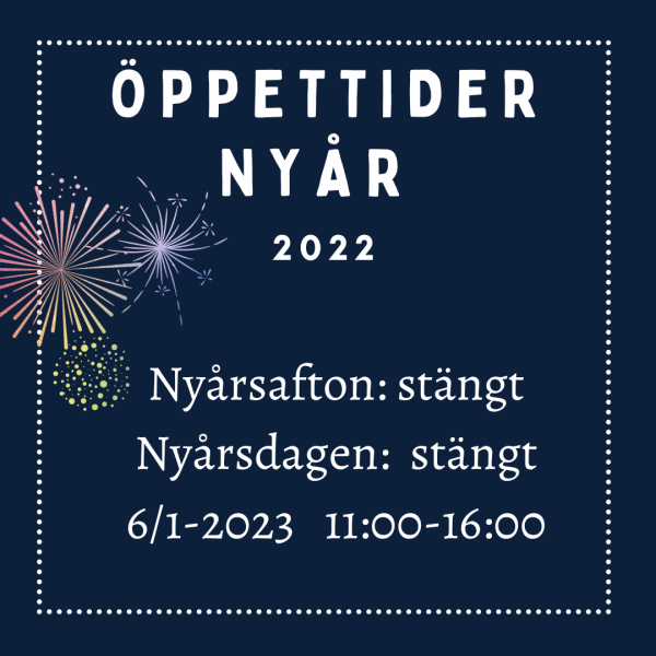 Öppettider nyår