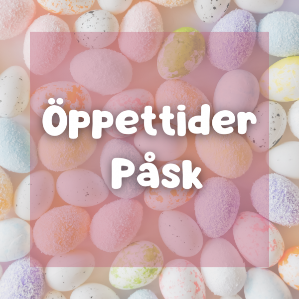 Öppettider påsk!