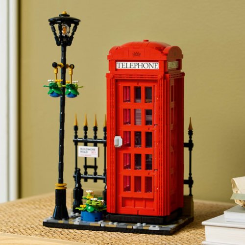 LEGO Ideas Röd telefonkiosk i London 21347