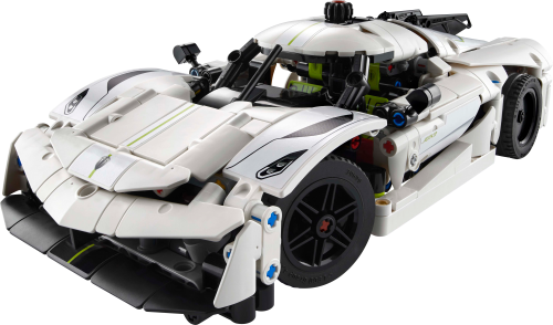 LEGO Technic Koenigsegg Jesko Absolut vit hyperbil 42184