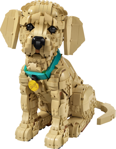 LEGO Icons Golden retriever valp 11384