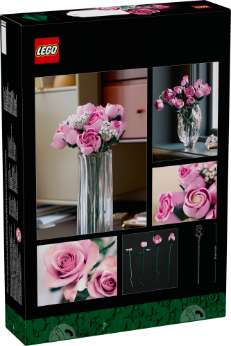 LEGO Botanicals Bukett med rosa rosor 10374