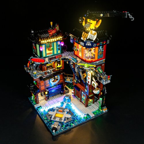 Belysning till Ninjago City verkstäder 71837 LGK735