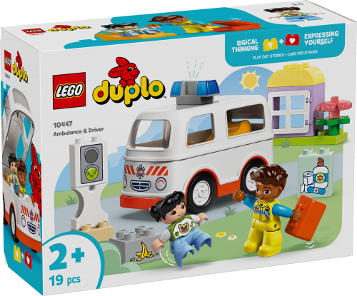 LEGO DUPLO Ambulans och förare 10447