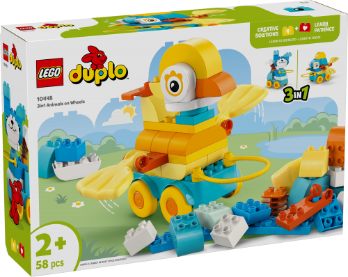 LEGO DUPLO 3 i 1 Djur på hjul 10448