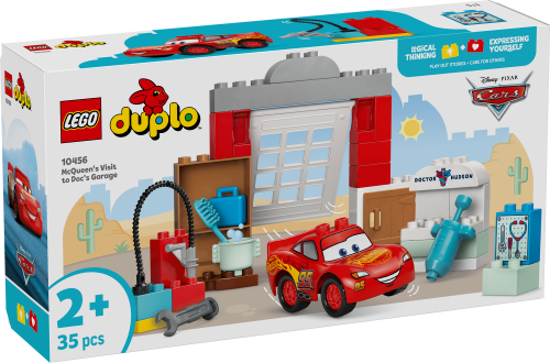 LEGO DUPLO McQueens besök i Docs garage 10456