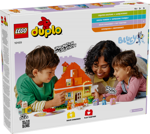 LEGO DUPLO Blueys hus med memoryspel 10459