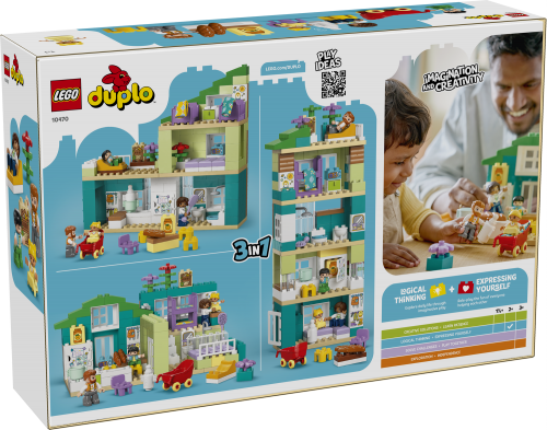 LEGO DUPLO 3 i 1 Modern familjevilla med figurer 10470