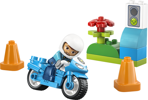 LEGO DUPLO Blå polismotorcykel 10471