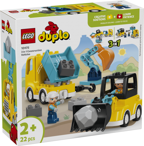 LEGO DUPLO 3 i 1 Byggfordon 10475