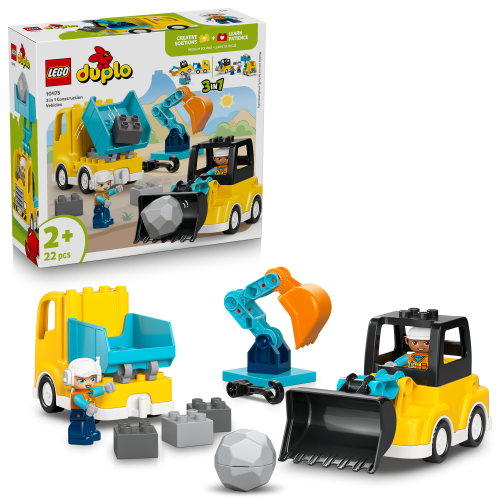 LEGO DUPLO 3 i 1 Byggfordon 10475 | Lego | Bra Leksaker