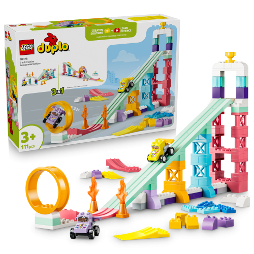 LEGO DUPLO 3 i 1 Kreativa ramper med fordon 10478
