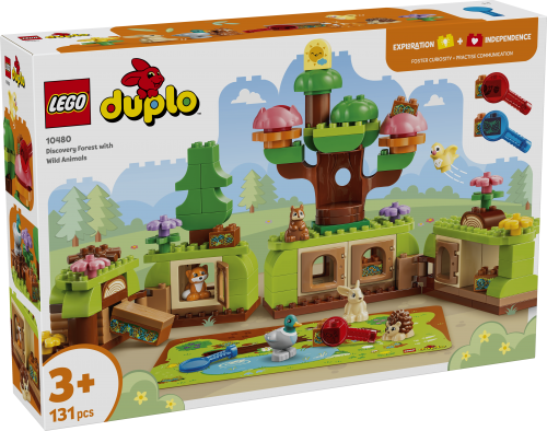 LEGO DUPLO Upptäckarskog med vilda djur 10480
